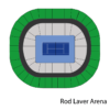 tennis stadium labeled rod laver arena