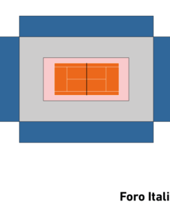 Foro Italico tennis court.