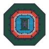 US Open stadium seating plan showing courtside sections in blue, all lower-tier blocks in red, and all upper-tier blocks in green.